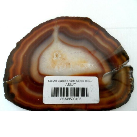 COCO by Stone - Natural Agate Coaster / Candle Holder - Picture 2 of 2